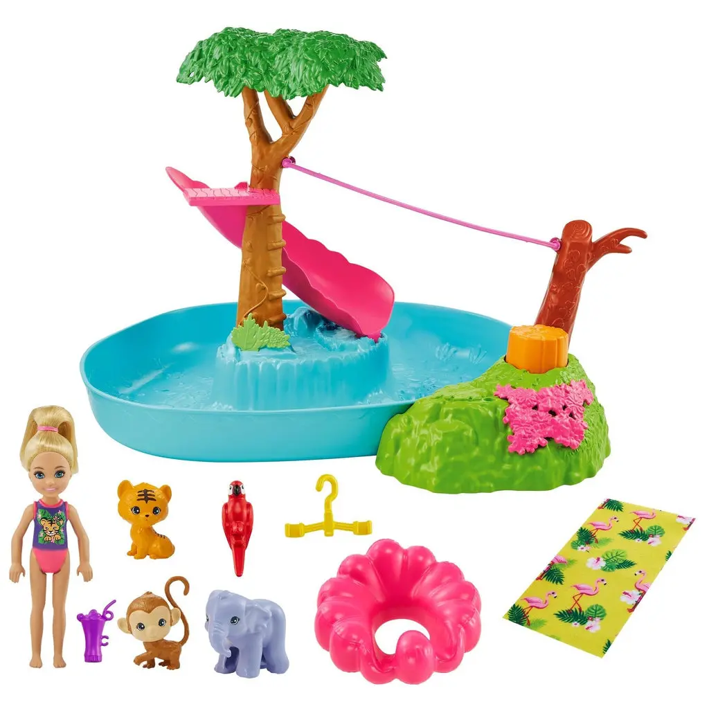 Barbie Chelsea The Lost Birthday Splashtastic Pool Surprise 1