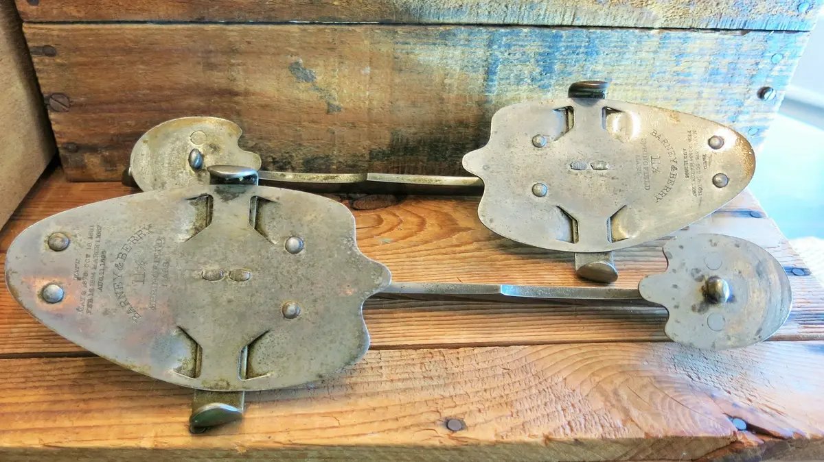 Barney And Berry Clamp Style Ice Skates  Circa  1896 1