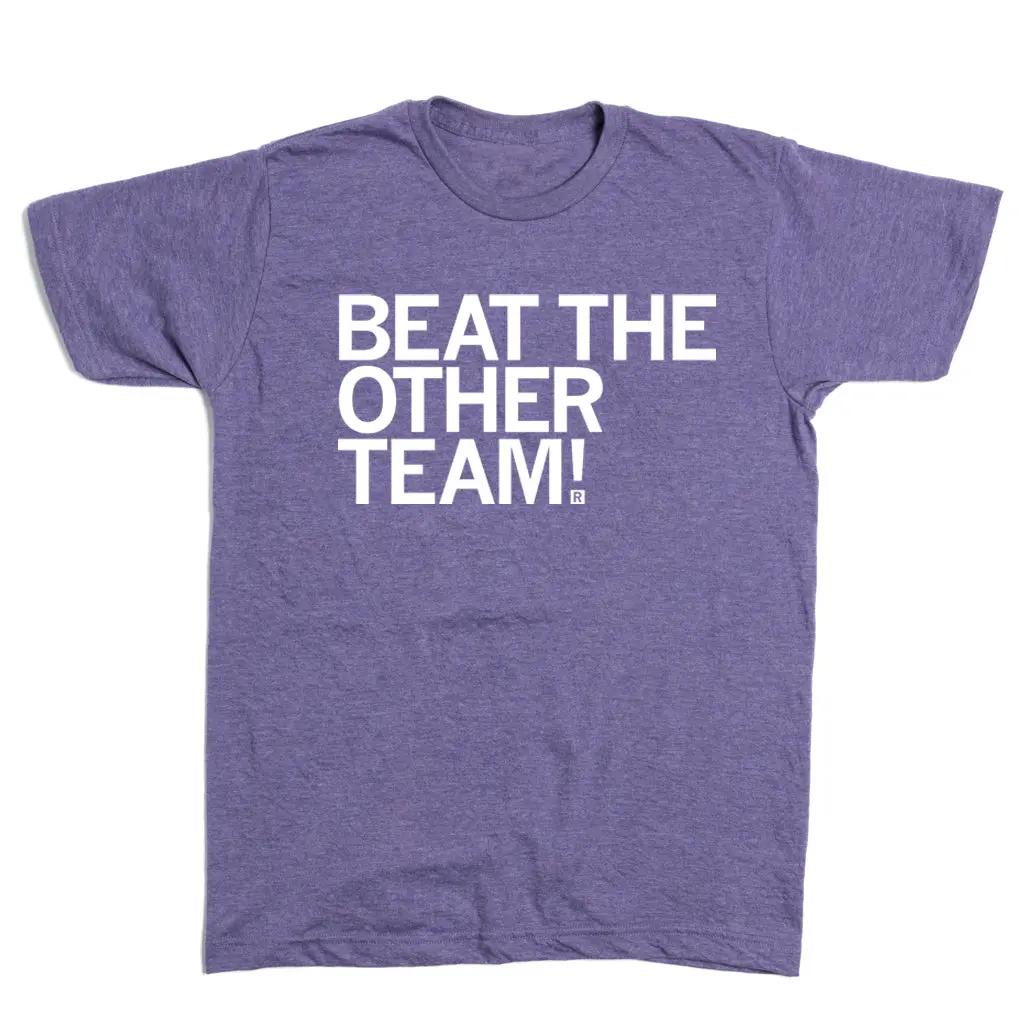Beat The Other Team Purple And White 2