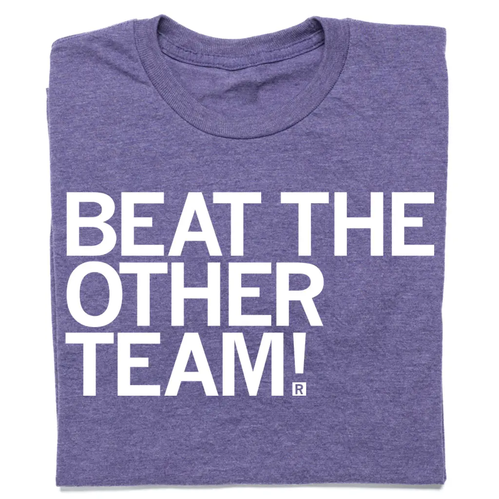 Beat The Other Team Purple And White 1