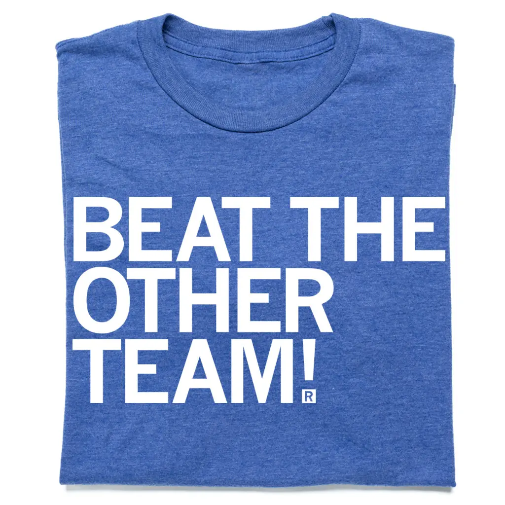 Beat The Other Team Blue & White 1