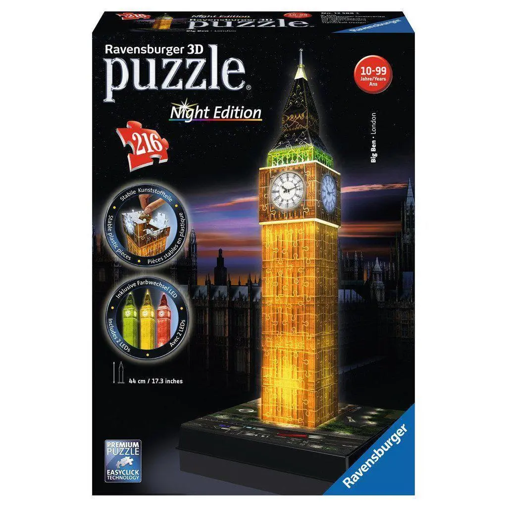 Big Ben Night Edition 3D Puzzle 1