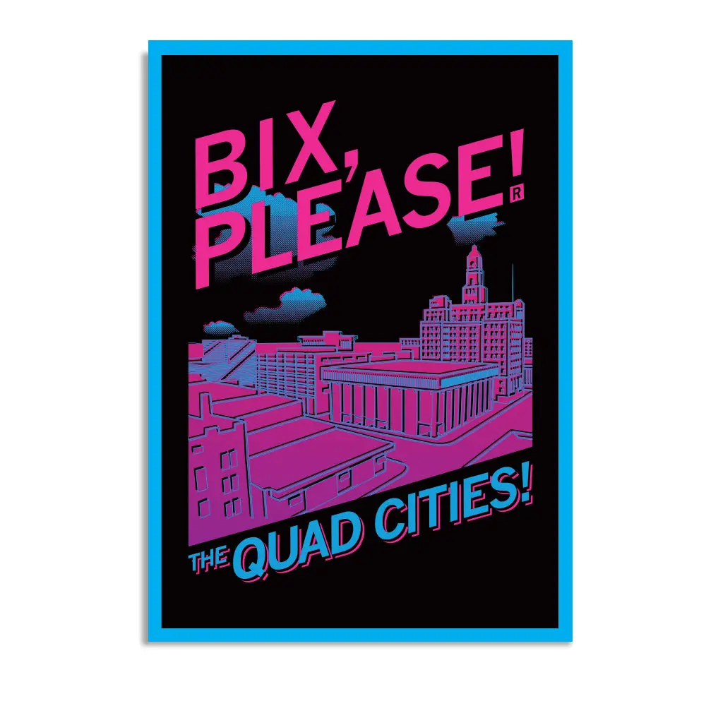 Bix Please Vaporwave Postcard 1