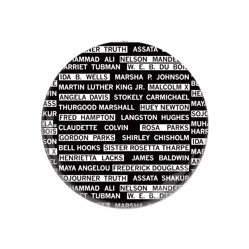 Black History Heroes Button 1