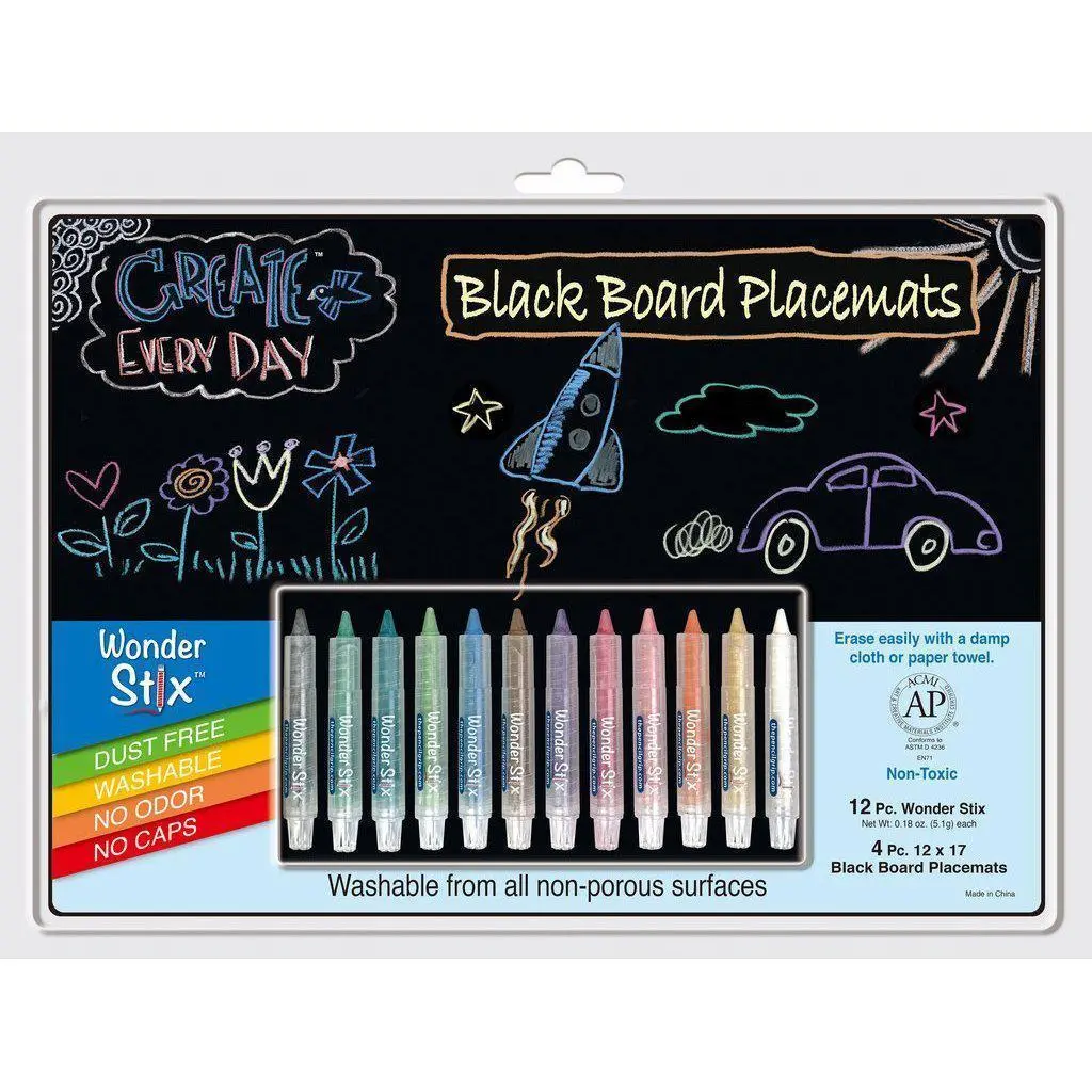 Blackboard Playmat Kit With Wonder Stix 1