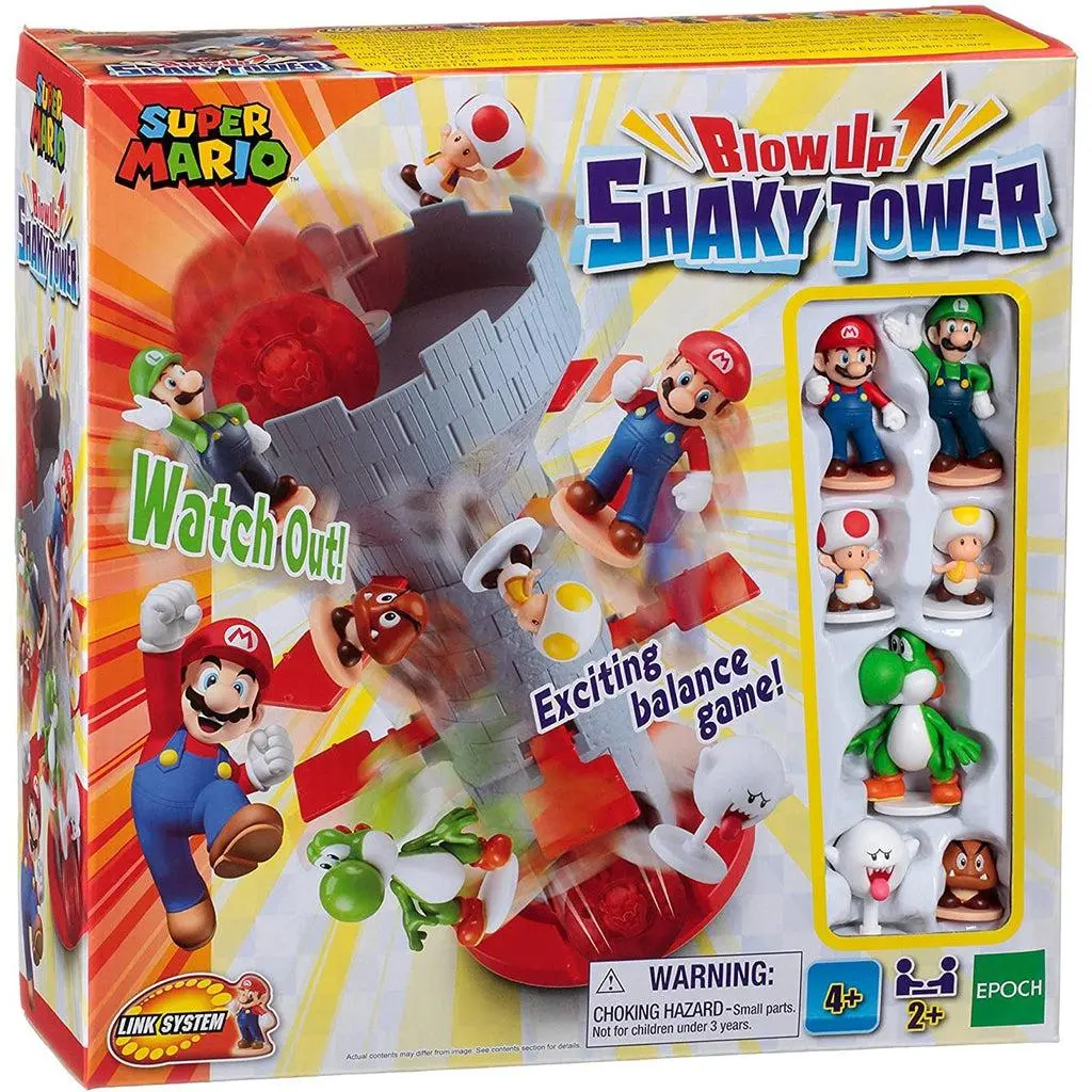 Blow Up! Shaky Tower Game Super Mario 1