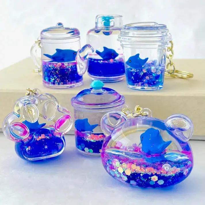 Blue Dolphin Floaty Keycharm 1
