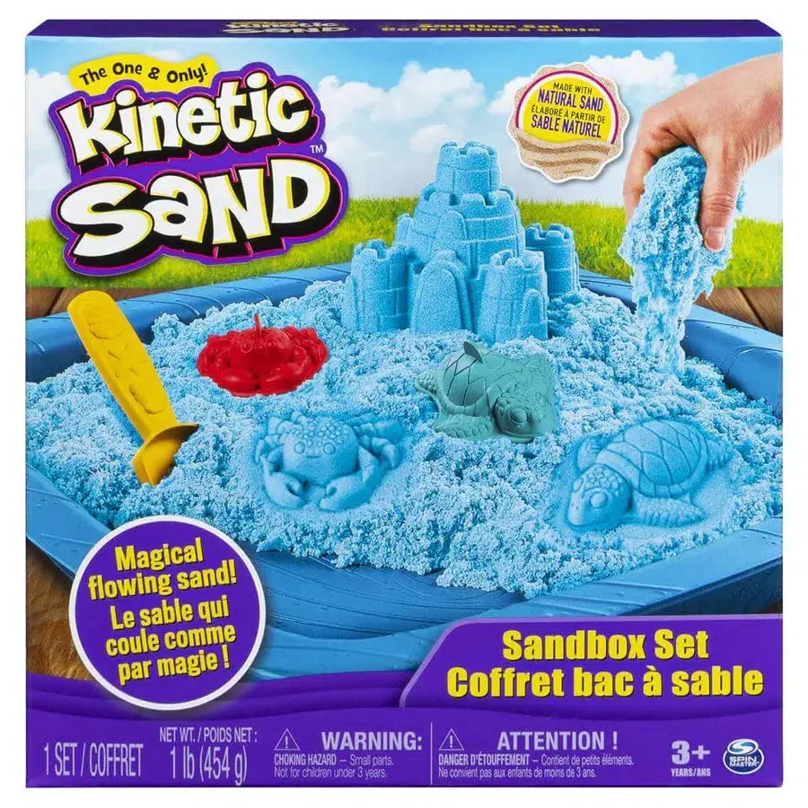 Blue Kinetic Sand Playset 1