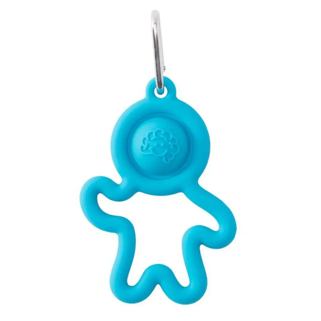 Blue Lil' Dimpl Keychain 1