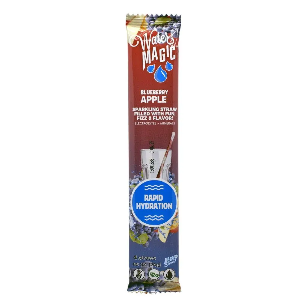 Blueberry Apple Water Straws 1