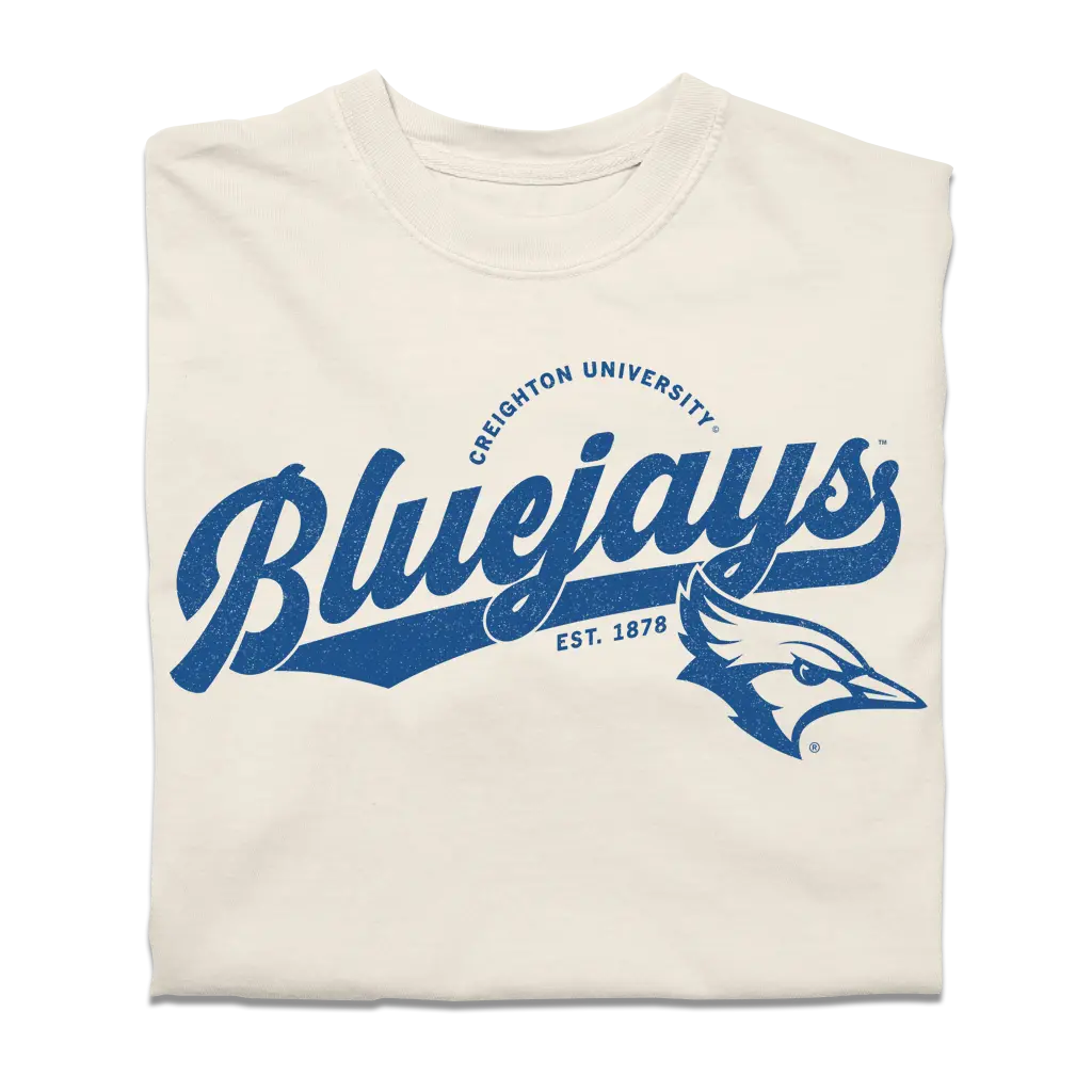 Bluejays Script Logo Heavyweight 1