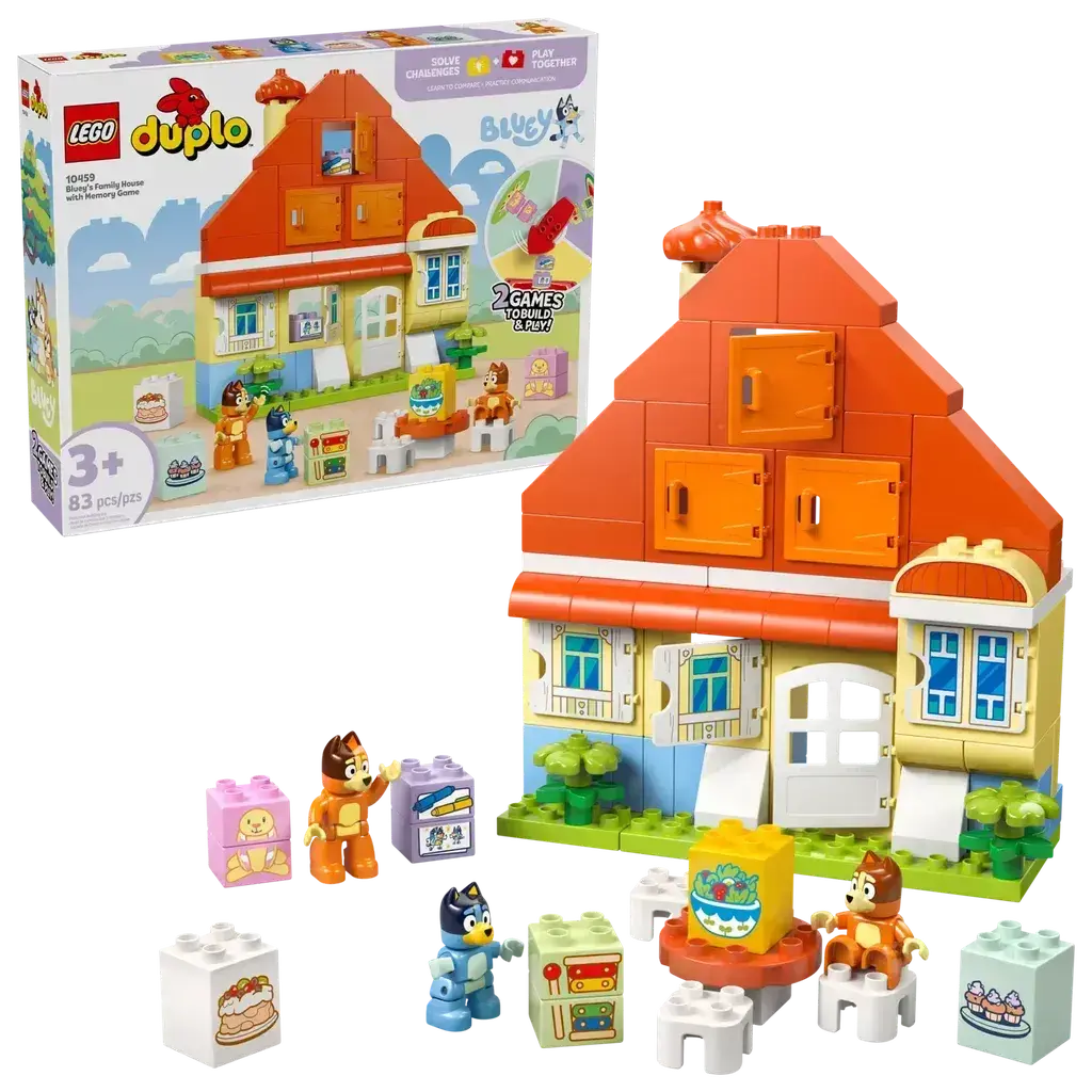 Bluey's Family House With Memory Game 2