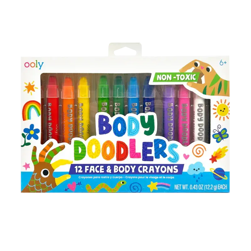 Body Doodlers Face & Body Crayons 1