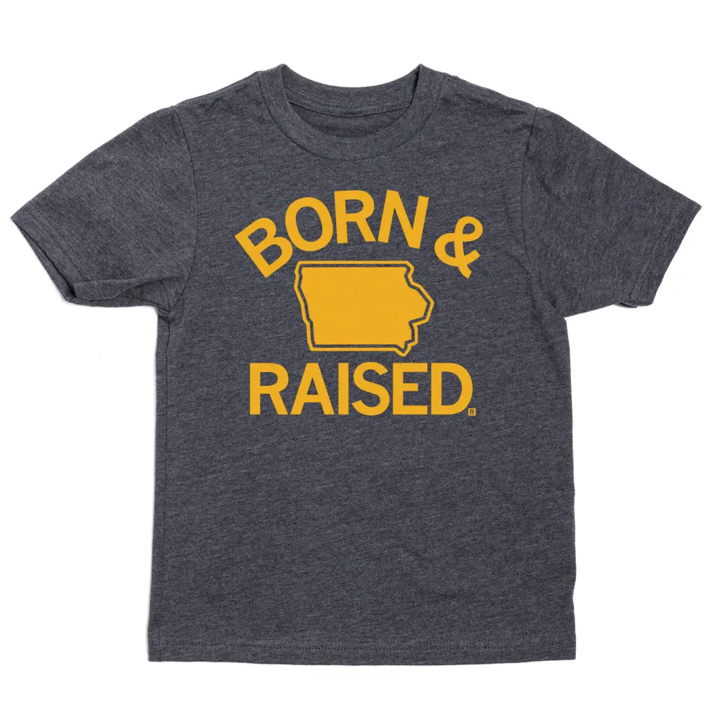 Ia Born & Raised Charcoal Kids 1