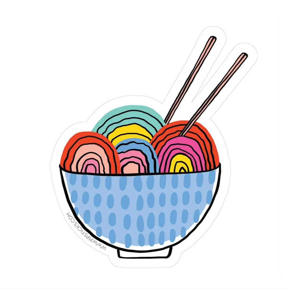Bowl Of Love Vinyl Sticker 1