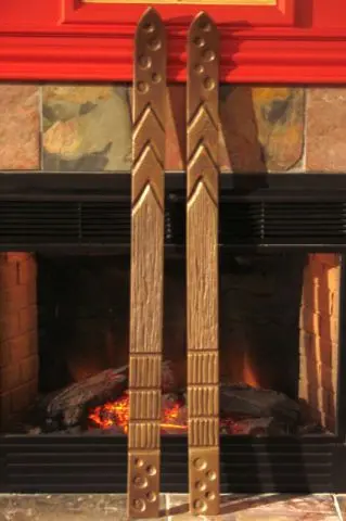 Bronzed Children Skis 1