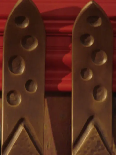 Bronzed Children Skis 2