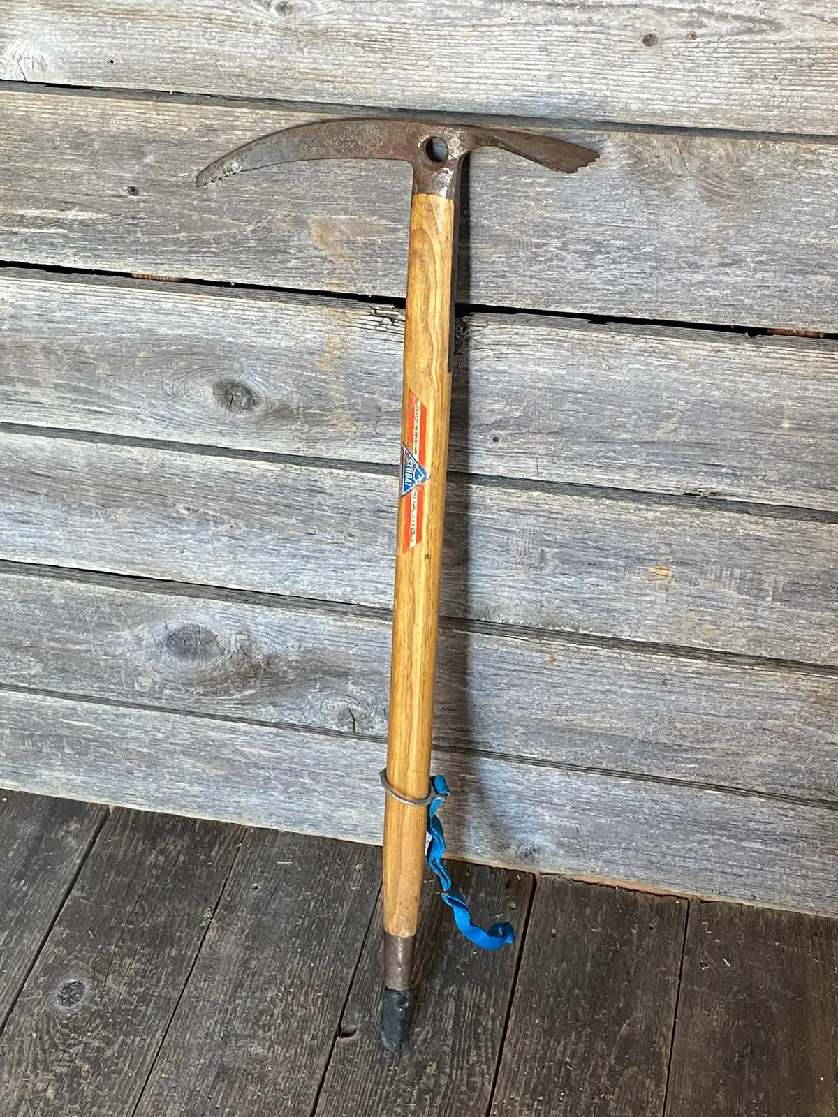 Antique Austrian Stubai Wooden Ice Axe 1