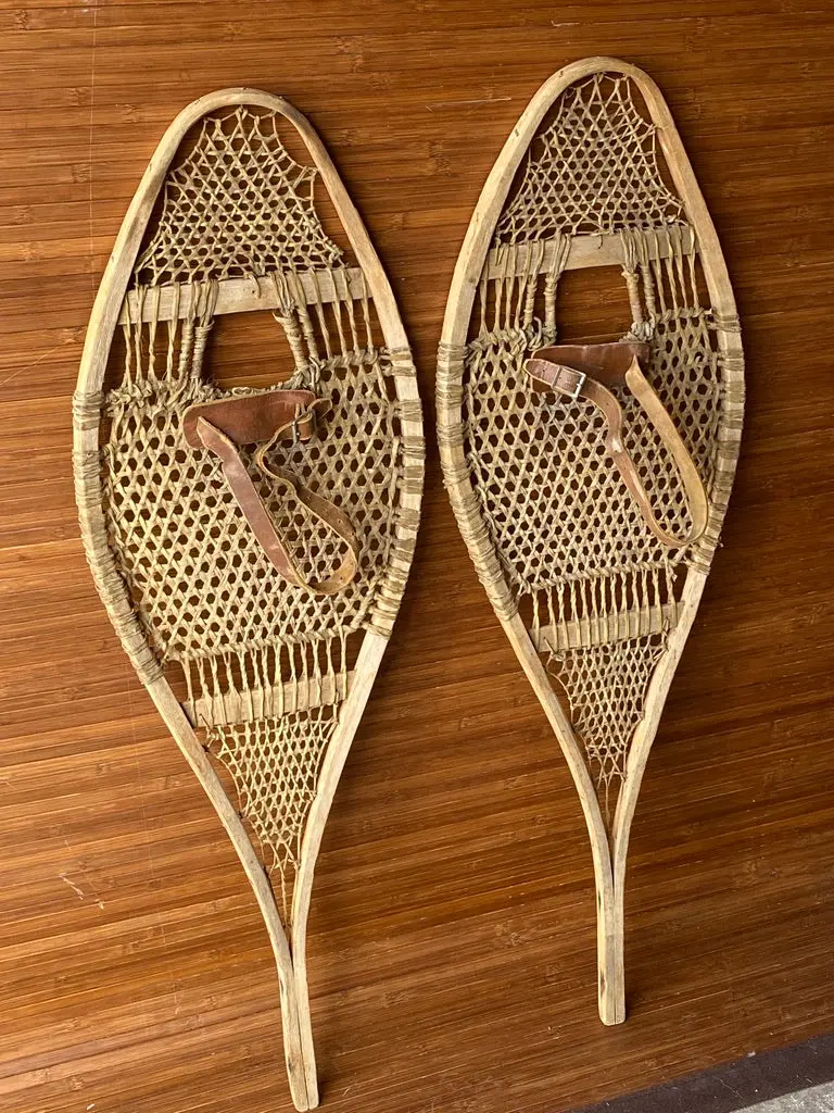 Antique Native American Indian Snowshoes 1
