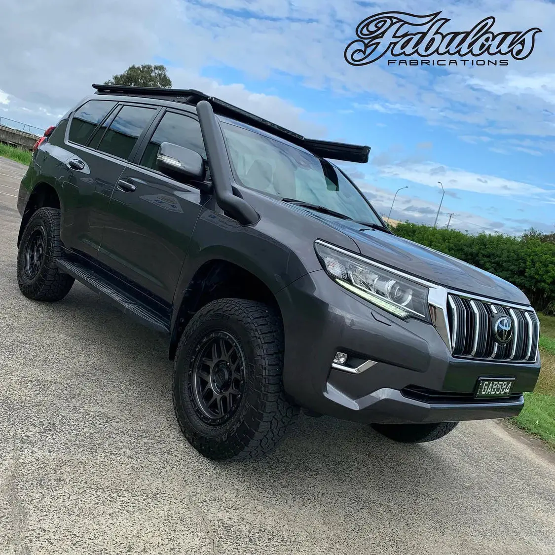 Toyota Prado 150 Series 2009-Current Stainless Snorkel (Short Or Mid Entry) 1