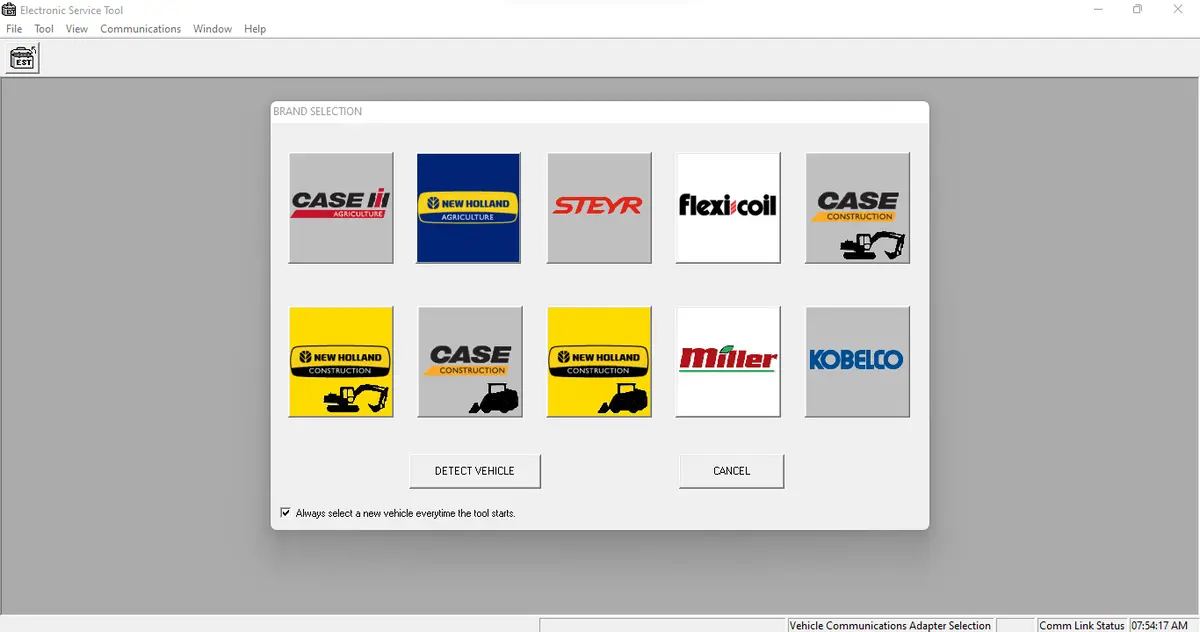 New Holland / Case / Case Ih Electronic Service Tools Cnh Est 9.7 Diagnostics Software - Engineering Level Latest 2022 1