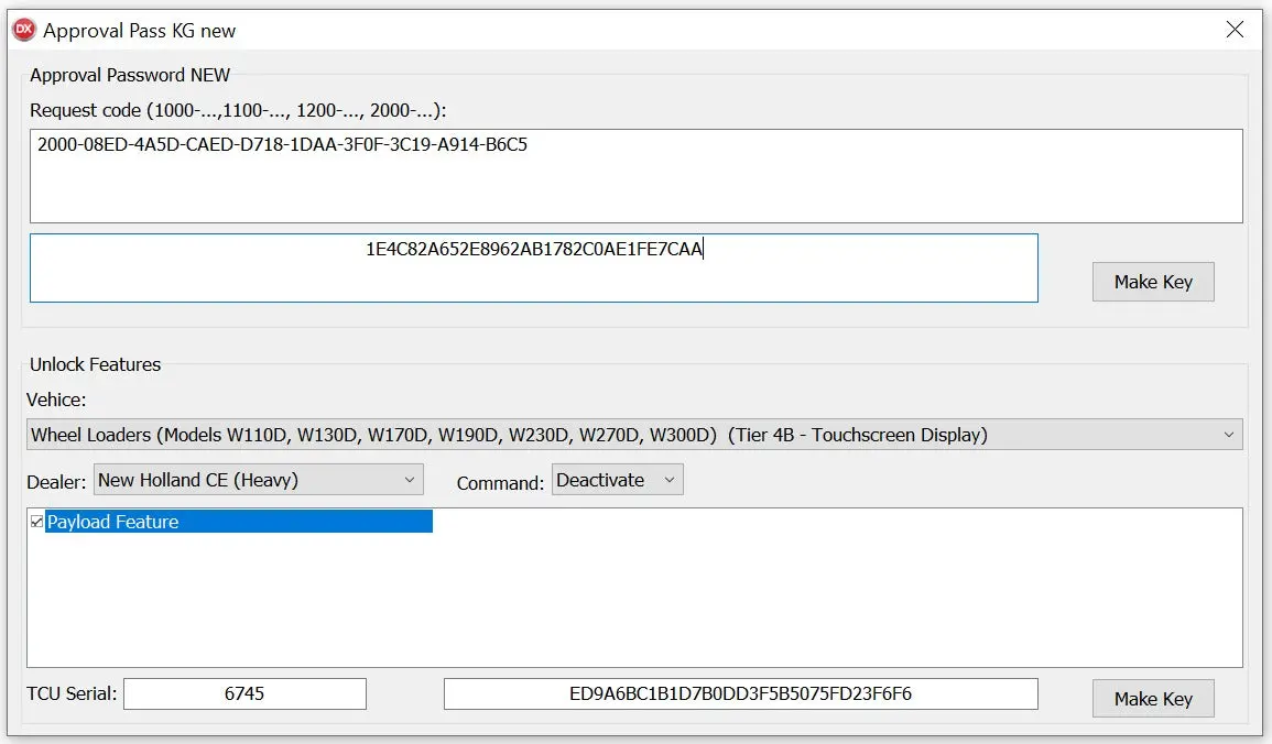 New Advanced Cnh Approval Password Generator V4 - For New Holland Case Ih And More ! 2