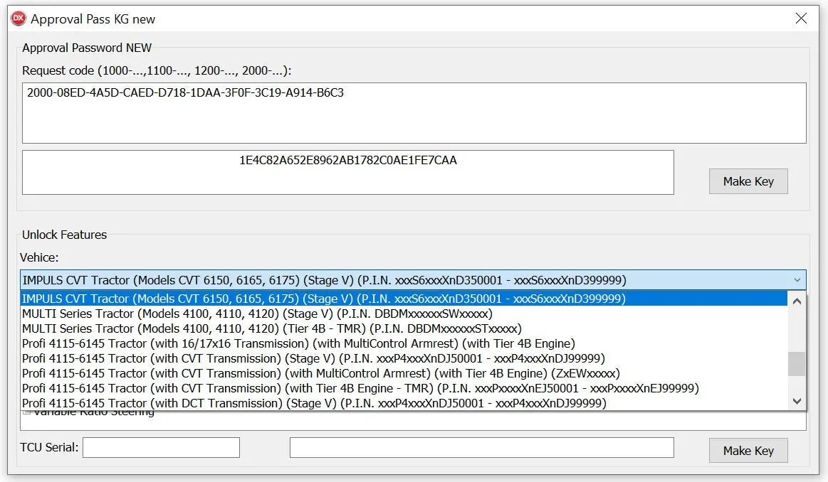 New Advanced Cnh Approval Password Generator V4 - For New Holland Case Ih And More ! 1