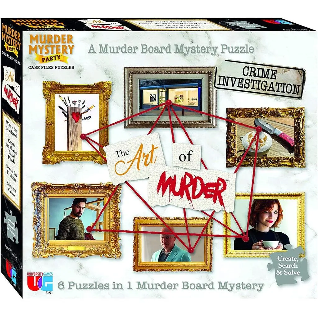 Case File Puzzle - The Art Of Murder 6 In 1 Puzzle 1
