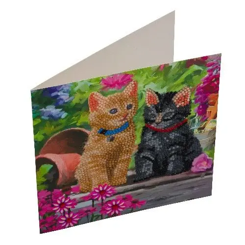 Cat Friends - Crystal Art Card Kit 1