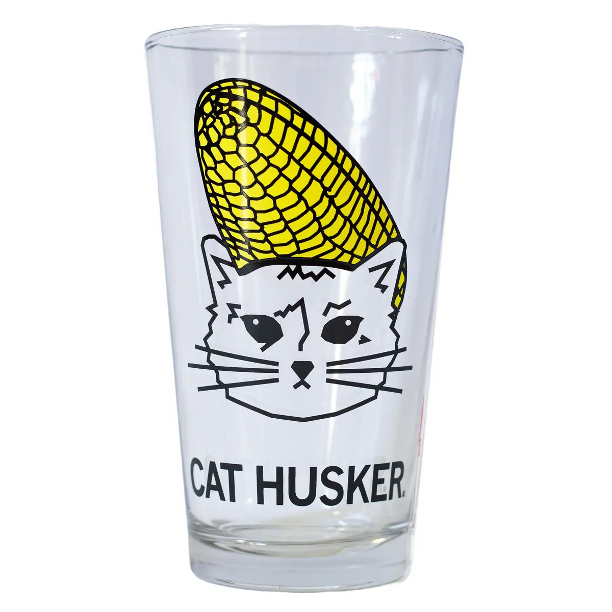 Cat Husker Pint Glass 1