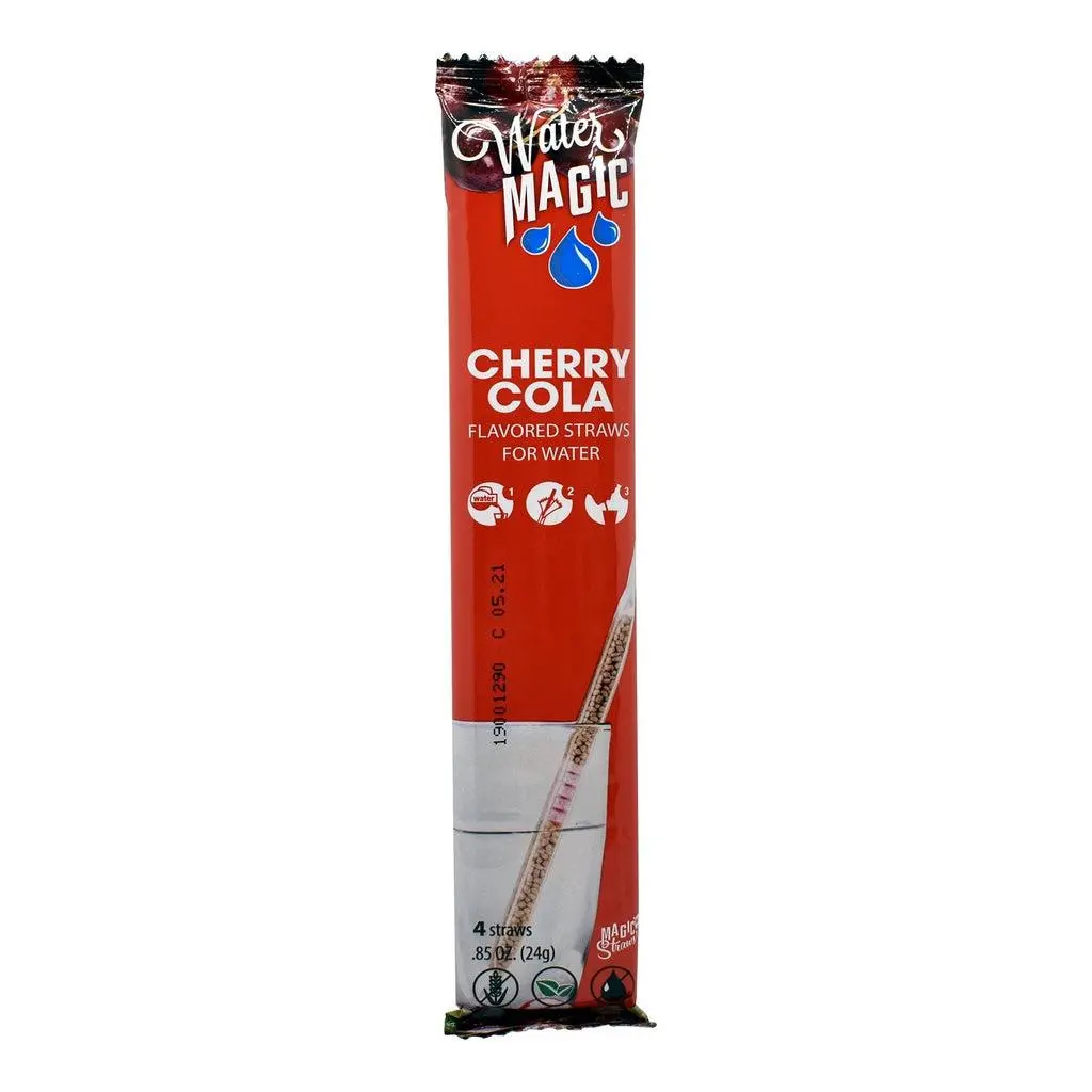 Cherry Cola Water Straws 1
