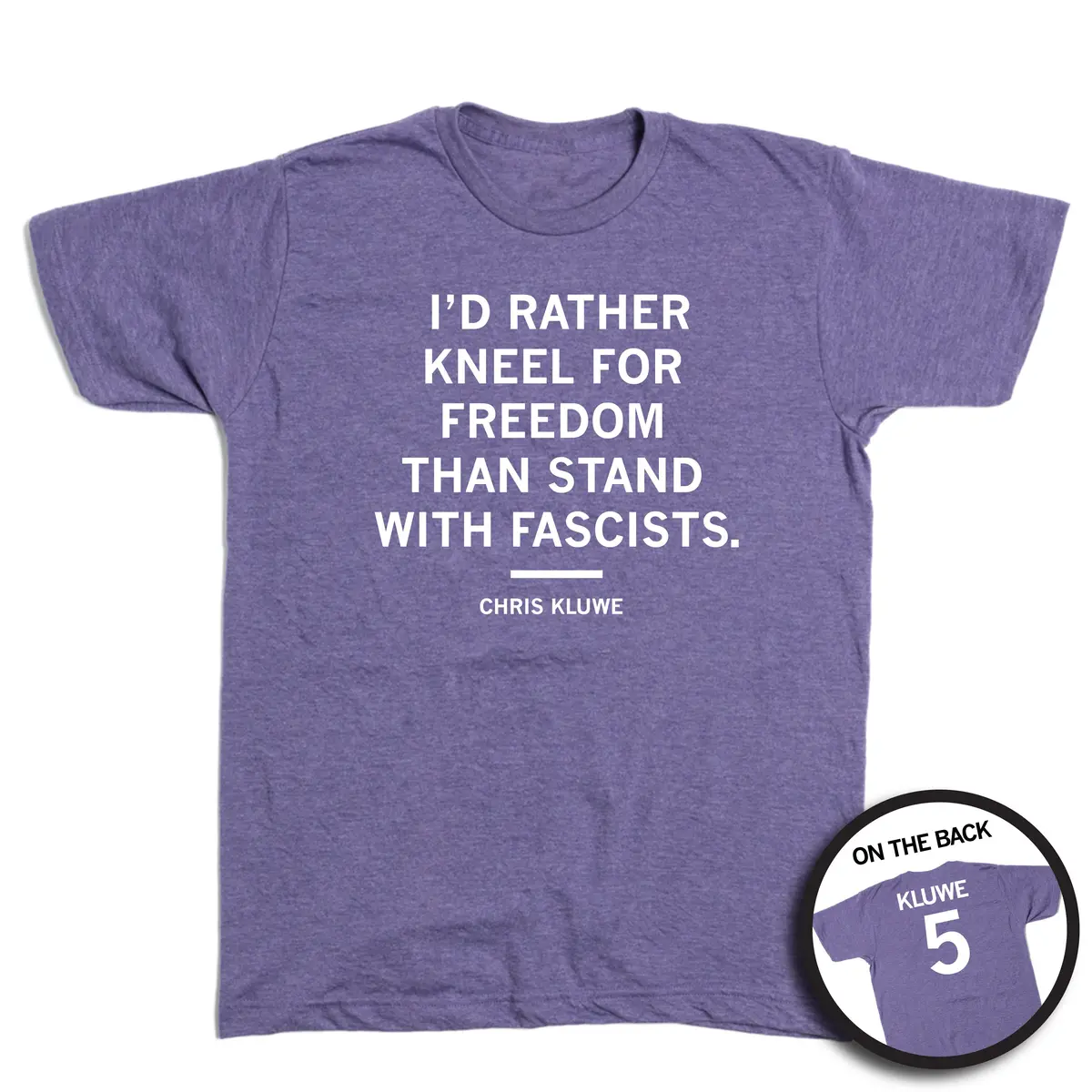 Rather Kneel For Freedom Chris Kluwe Purple 2