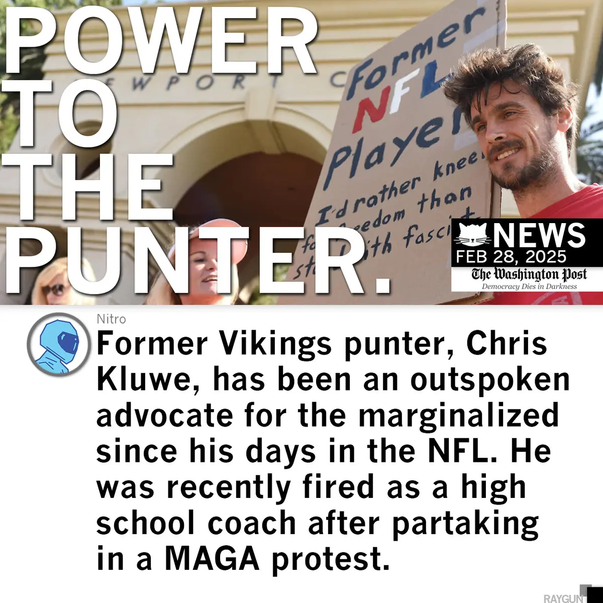 Rather Kneel For Freedom Chris Kluwe Purple 3