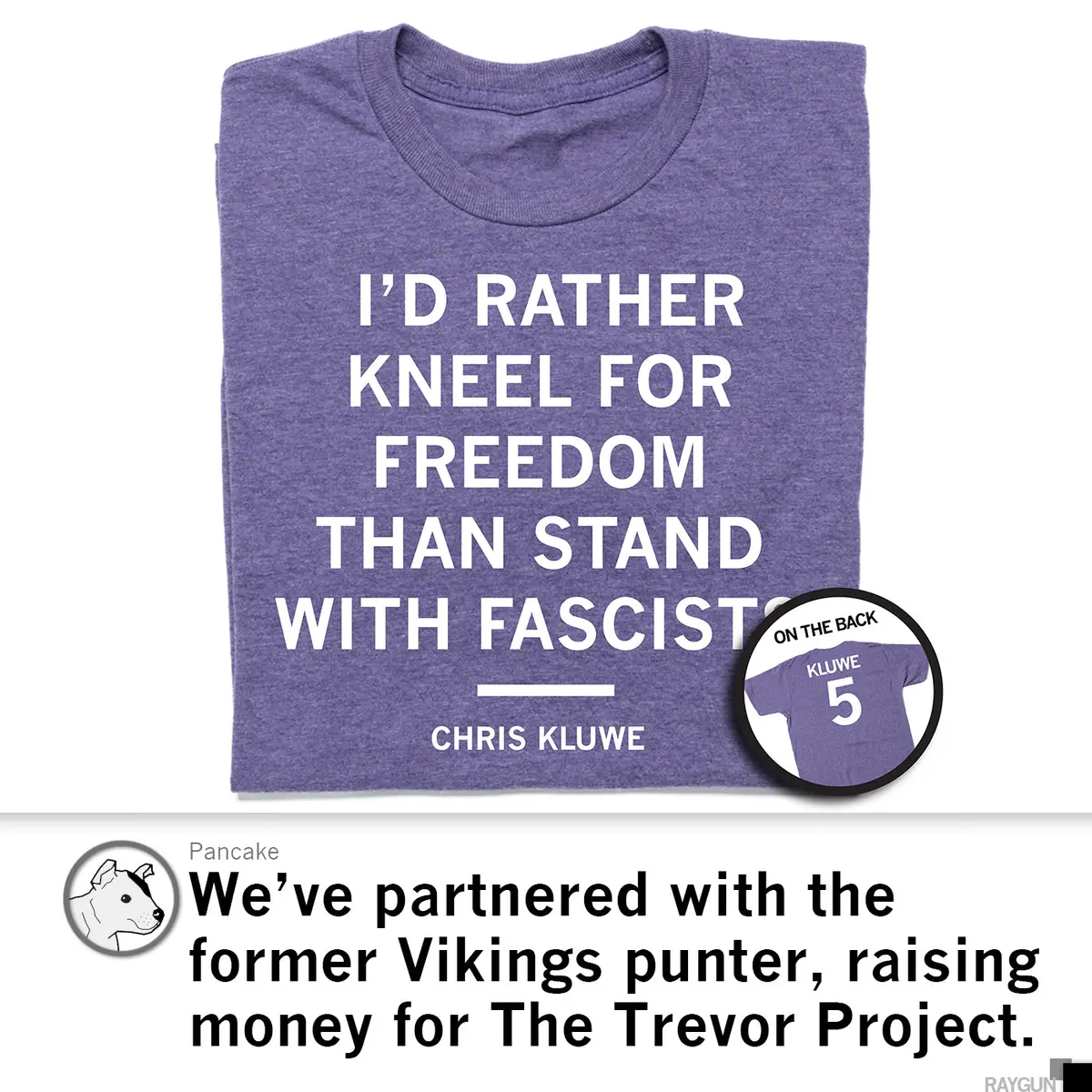 Rather Kneel For Freedom Chris Kluwe Purple 4
