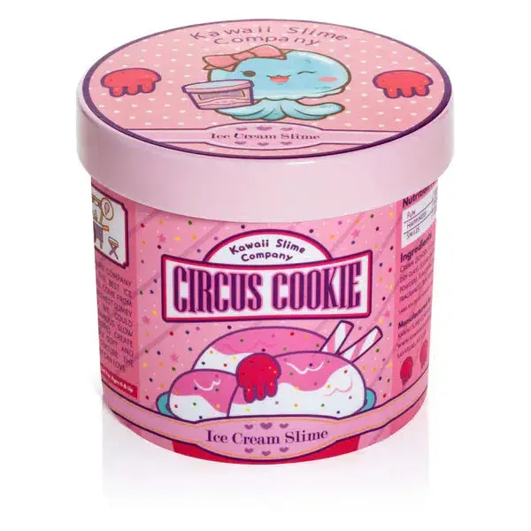 Circus Cookie Scented Ice Cream Pint Slime 1