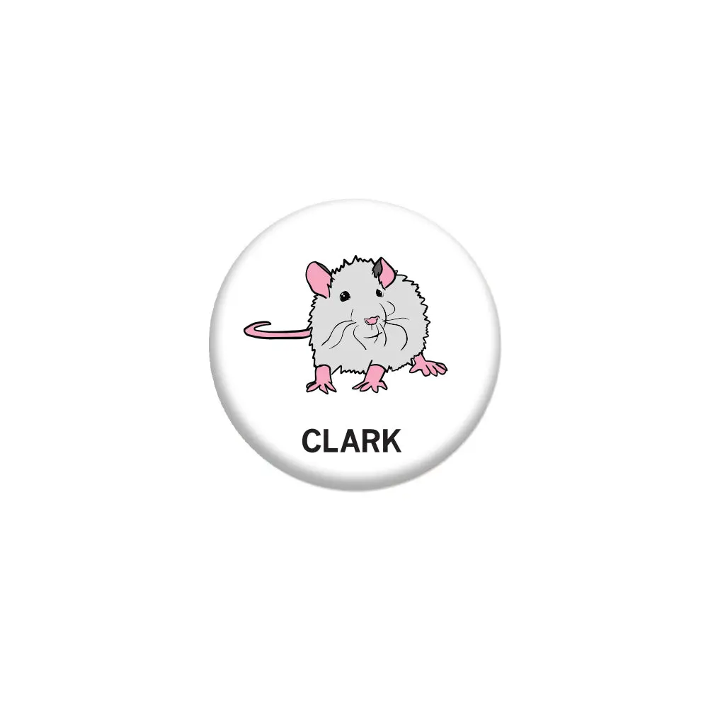 Clark The Rat 1" Button 1