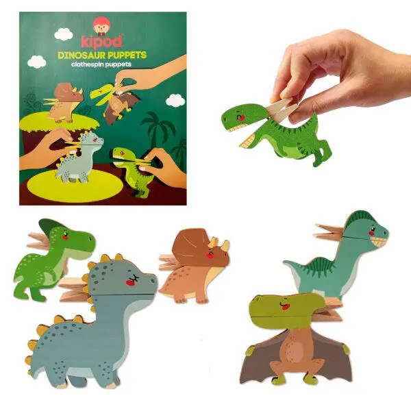 Clothespin Puppets Dinosaurs 1