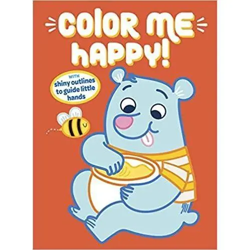 Color Me Happy! (Orange): With Shiny Outlines To Guide Little Hands 1