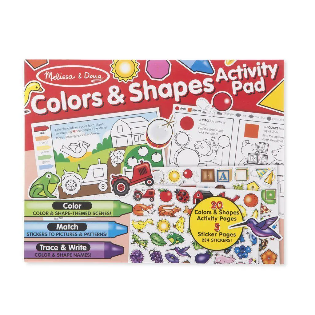 Colors & Shapes Activity Pad 1