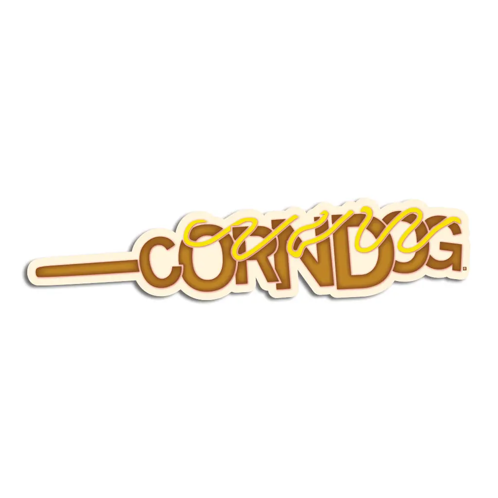 Corndog Die-Cut Sticker 1