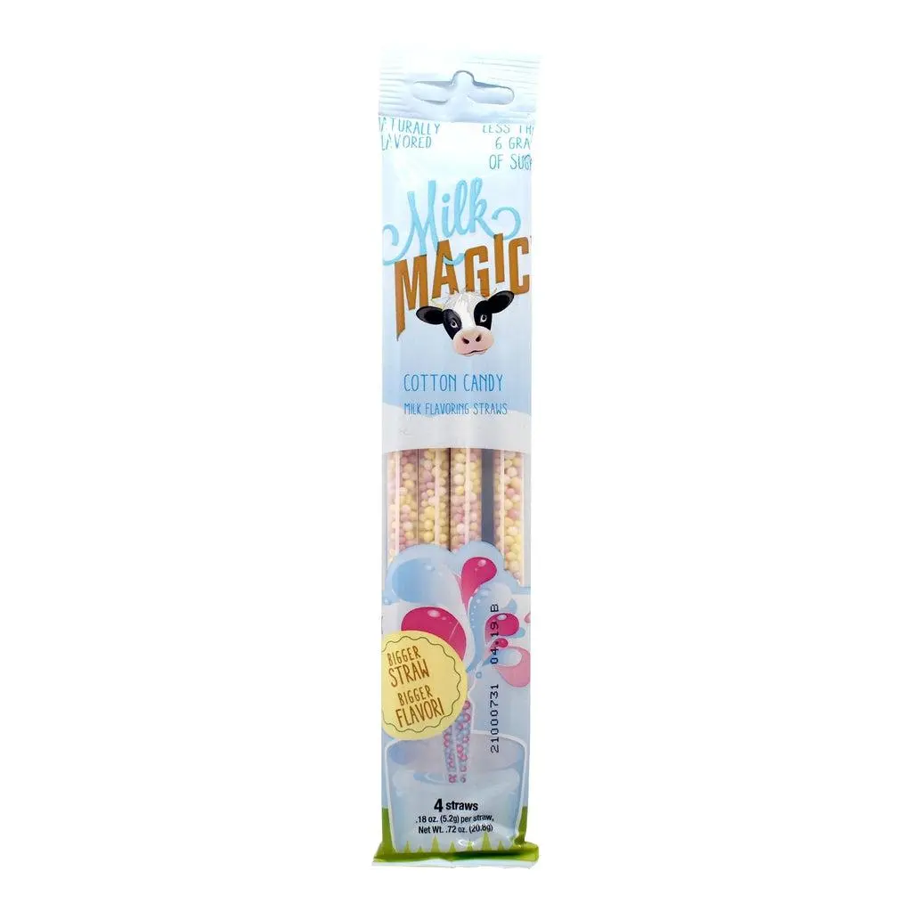 Cotton Candy Milk Straws 1