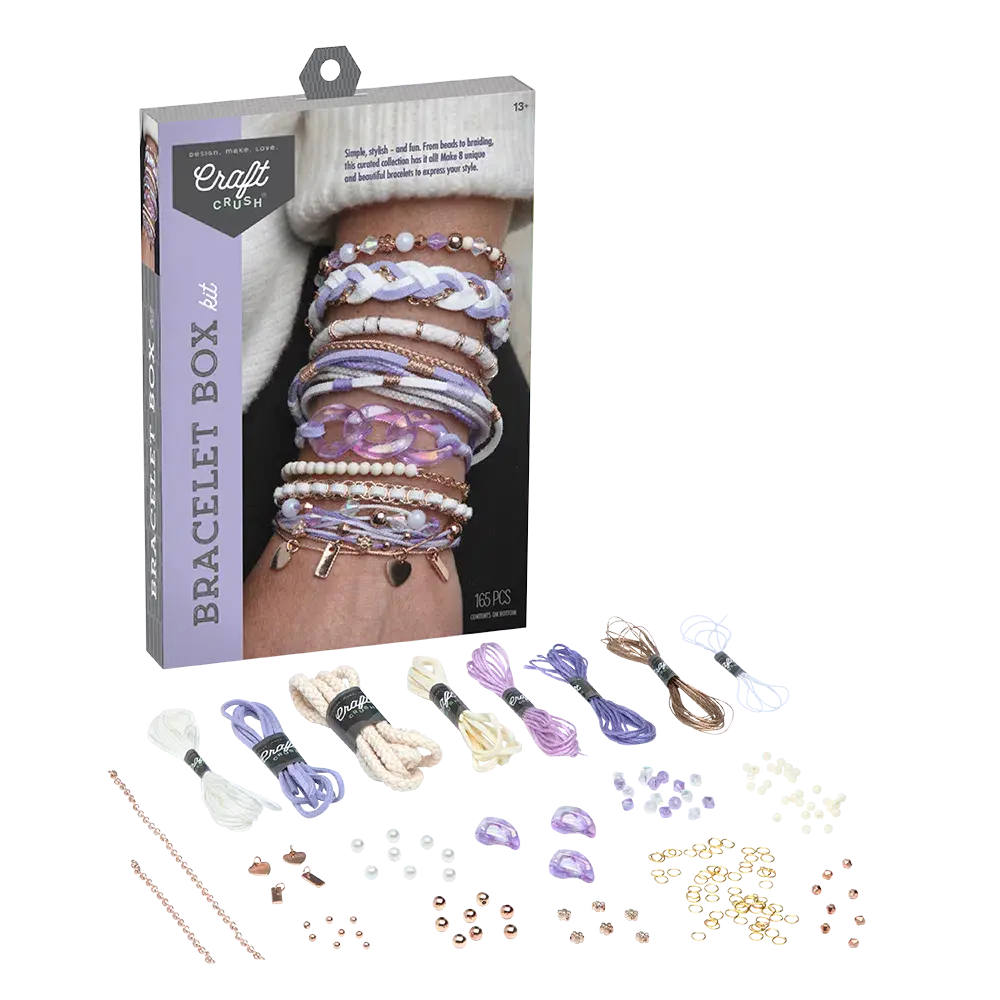 Craft Crush® Bracelet Box: Lilac 1
