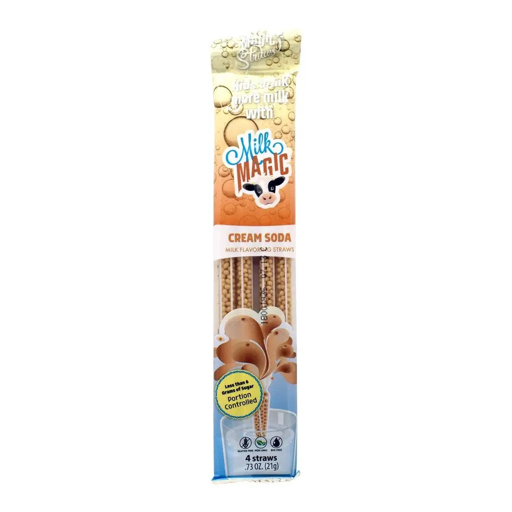 Cream Soda Milk Straws 1