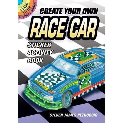 Create Your Own Race Car Sticker Activity Book 1