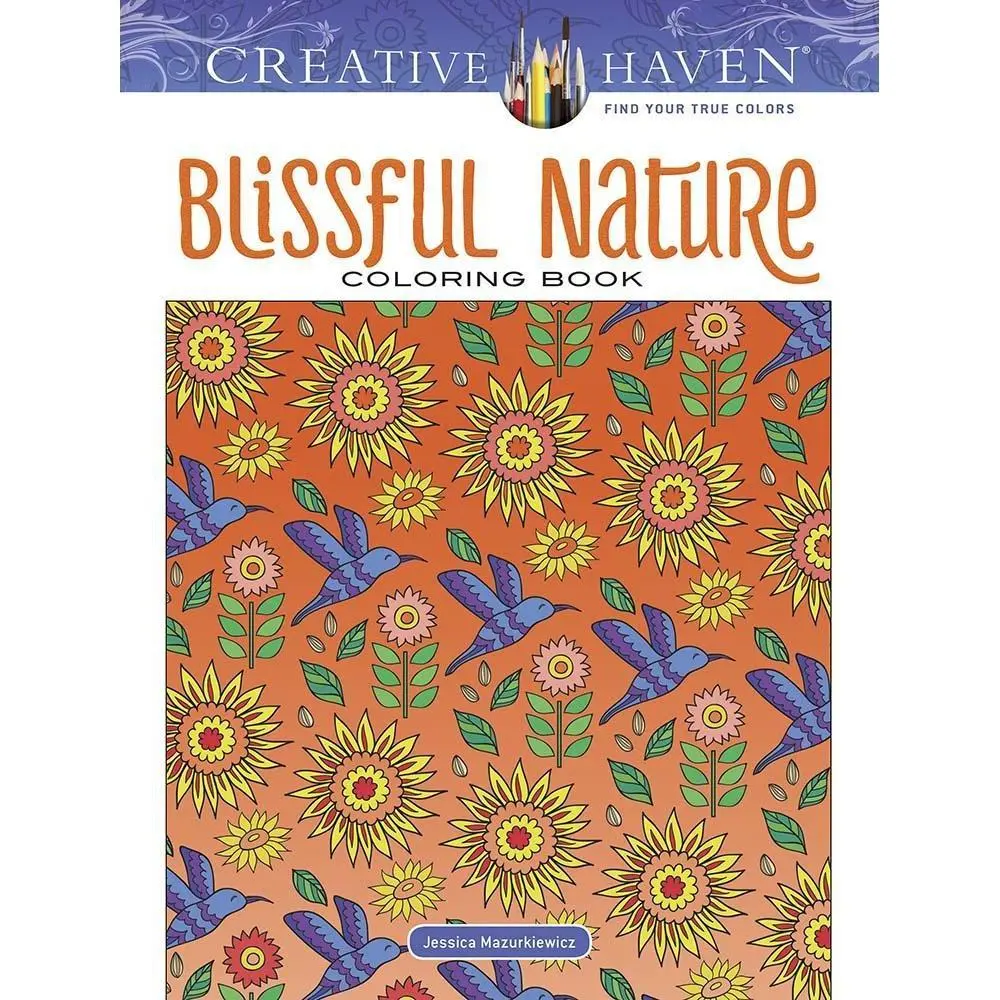 Creative Haven Blissful Nature Coloring Book 1