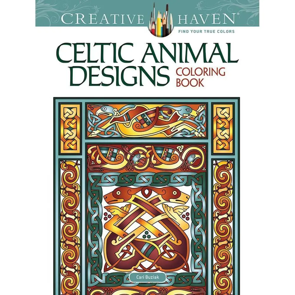 Creative Haven Celtic Animal Designs Coloring Book 1