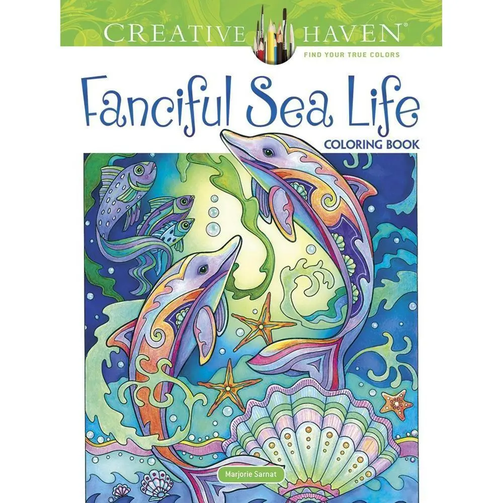 Creative Haven Fanciful Sea Life Coloring Book 1