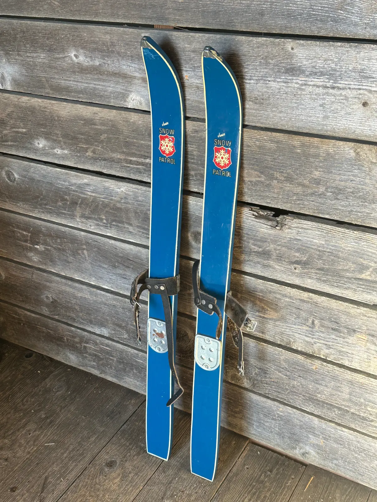 Snow Patrol Skis- Blue (1960S) 1