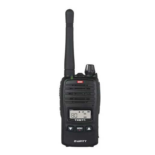 Gme Tx677 - 2 Watt Uhf Cb Handheld Radio - Single Pack 1