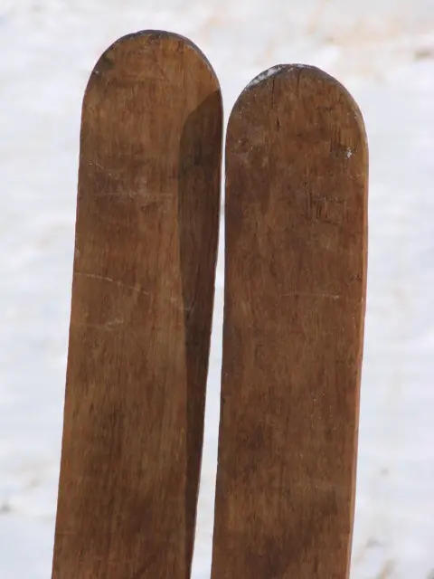 Vintage Skis - Primitive Childrens Skis 1